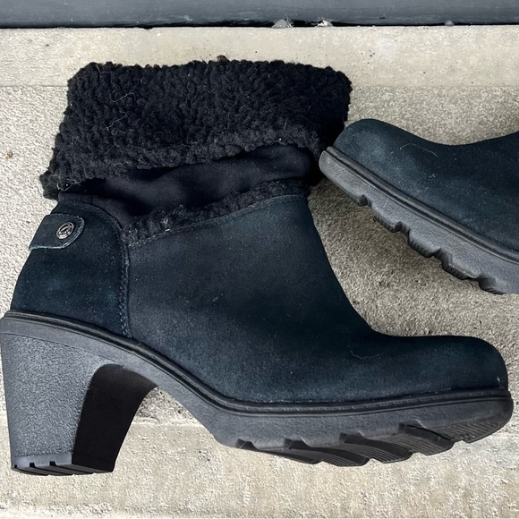 Anne Klein Sport Harvest black Faux suede and Fur Cold Weather Booties - Picture 15 of 16